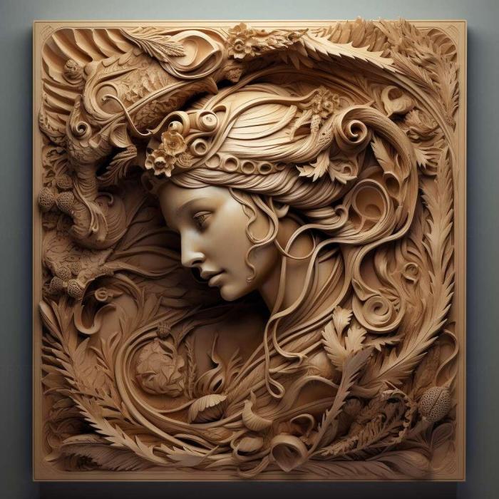 نموذج ثلاثي الأبعاد لآلة CNC 3D Art 